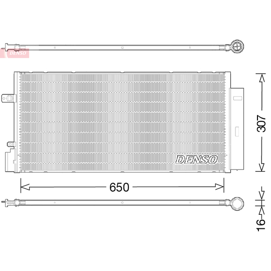 DCN20024 - Condenser, air conditioning 