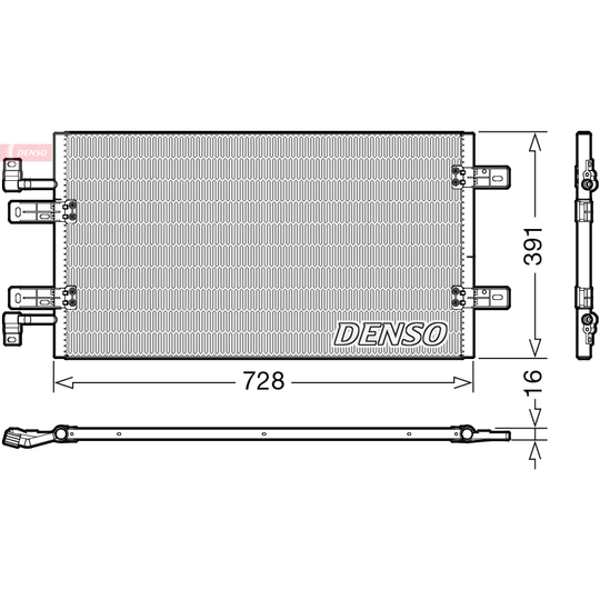 DCN20019 - Condenser, air conditioning 