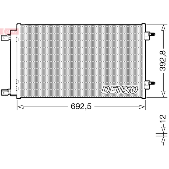 DCN20047 - Condenser, air conditioning 