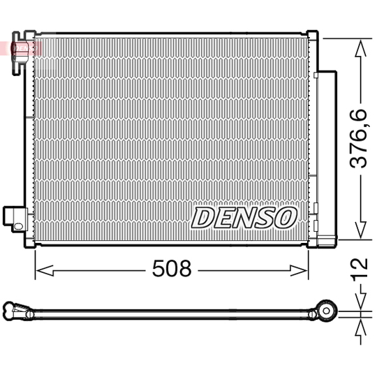 DCN23052 - Condenser, air conditioning 