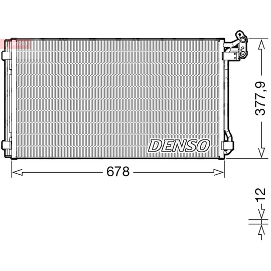 DCN32068 - Condenser, air conditioning 