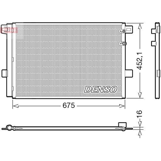 DCN32065 - Condenser, air conditioning 