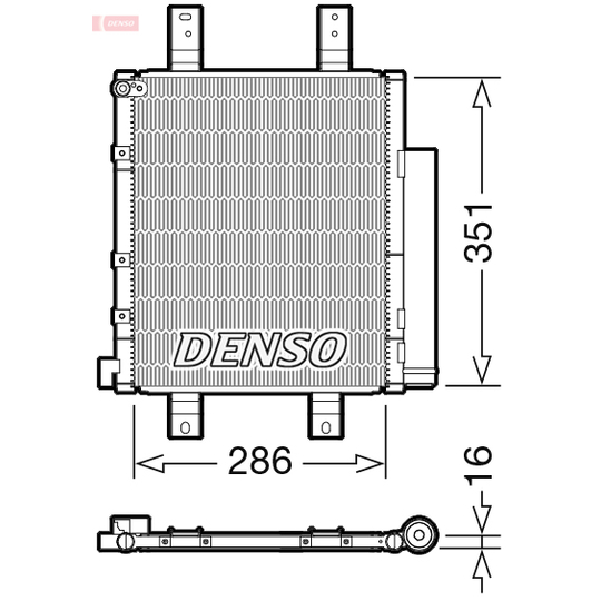 DCN35005 - Condenser, air conditioning 