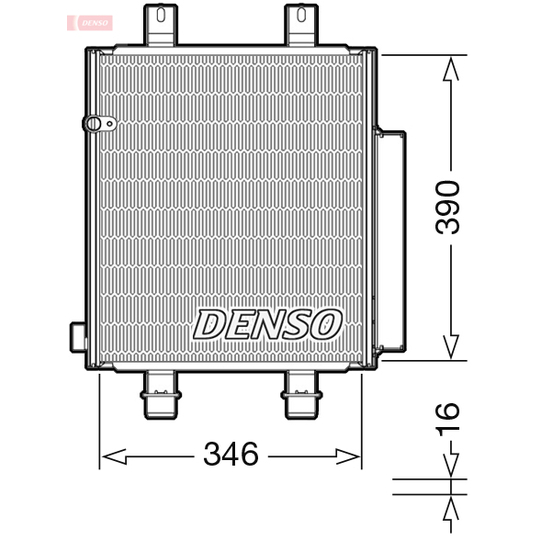 DCN35004 - Condenser, air conditioning 