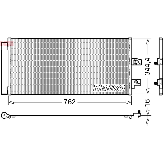 DCN33016 - Condenser, air conditioning 