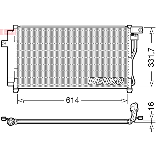 DCN41009 - Condenser, air conditioning 