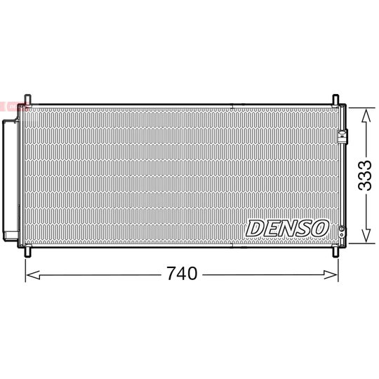 DCN40030 - Kondensor, klimatanläggning 