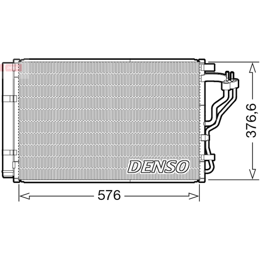 DCN43008 - Lauhdutin, ilmastointilaite 