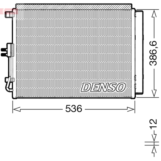 DCN43009 - Condenser, air conditioning 