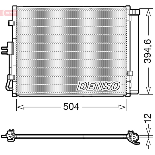 DCN43005 - Kondensor, klimatanläggning 