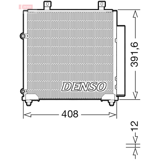 DCN45012 - Lauhdutin, ilmastointilaite 