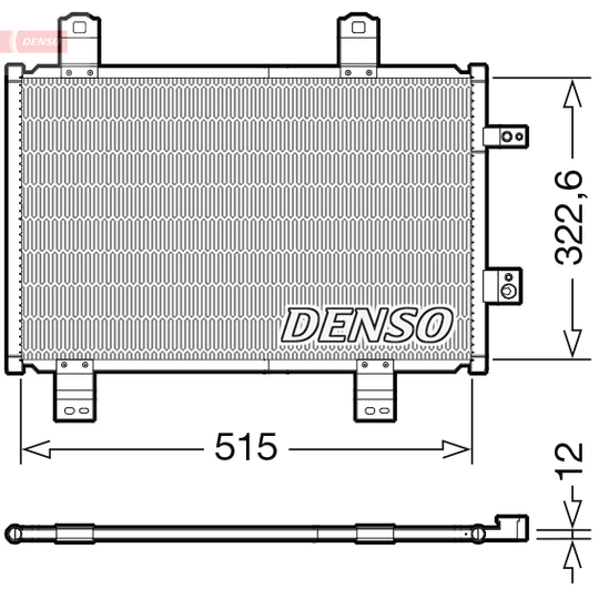 DCN44018 - Condenser, air conditioning 
