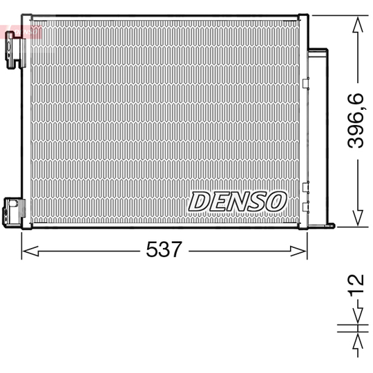 DCN46032 - Condenser, air conditioning 