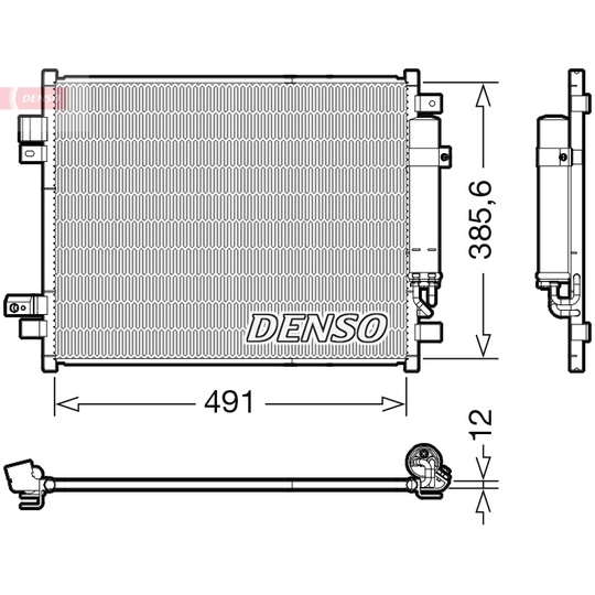 DCN46034 - Condenser, air conditioning 