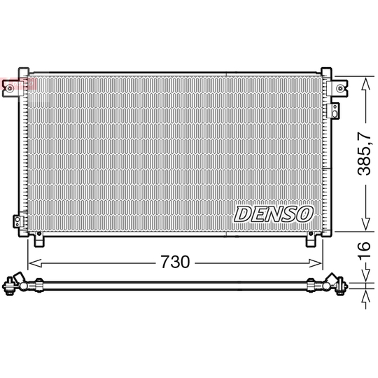 DCN46033 - Condenser, air conditioning 