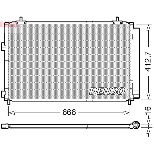 DCN50059 - Lauhdutin, ilmastointilaite 