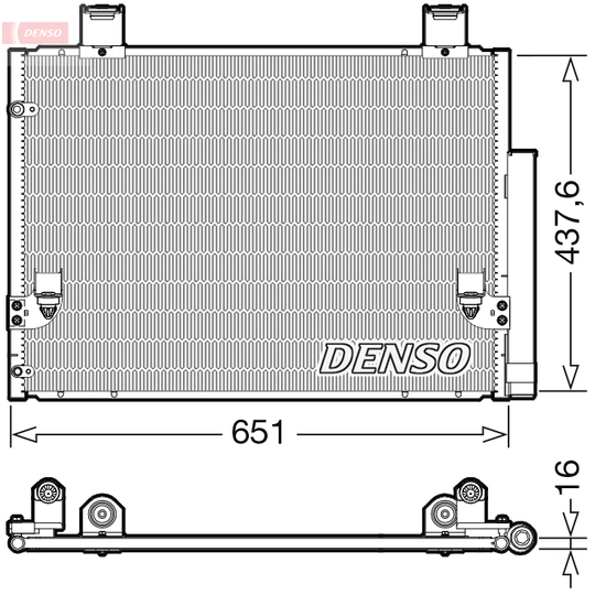 DCN50057 - Condenser, air conditioning 