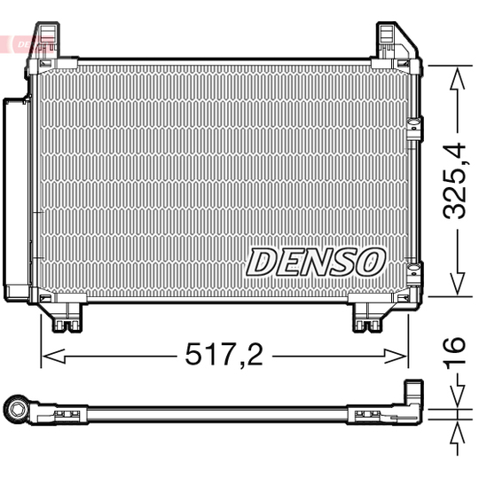 DCN50101 - Lauhdutin, ilmastointilaite 
