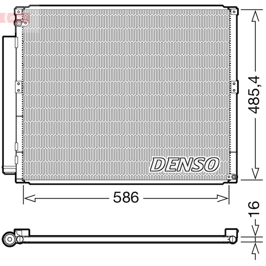 DCN50113 - Condenser, air conditioning 