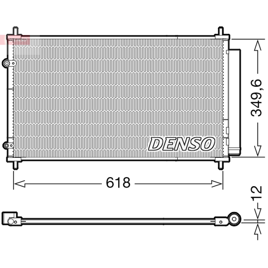 DCN50117 - Condenser, air conditioning 