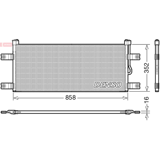 DCN99069 - Condenser, air conditioning 