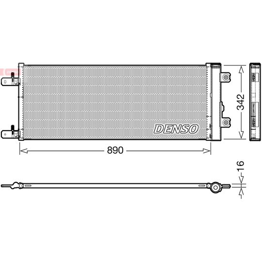 DCN99071 - Condenser, air conditioning 