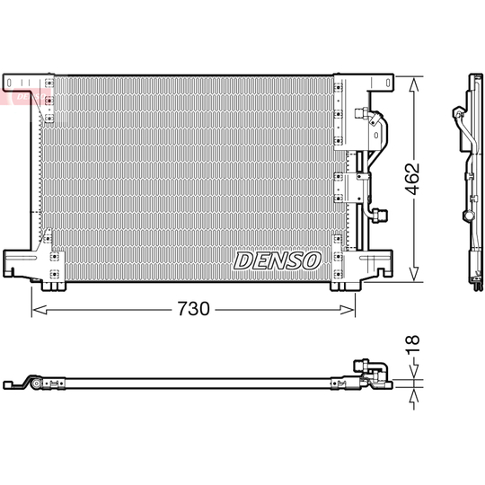 DCN99073 - Condenser, air conditioning 