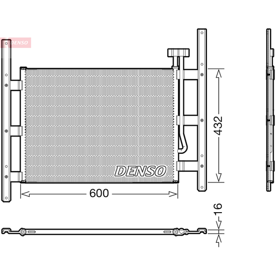 DCN99067 - Kondensor, klimatanläggning 