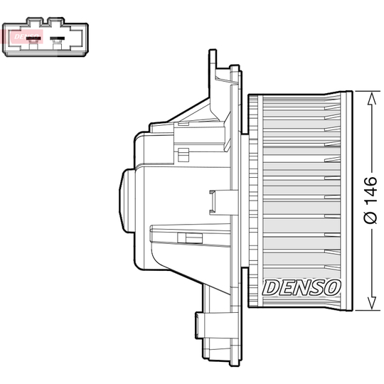 DEA21014 - Interior Blower 