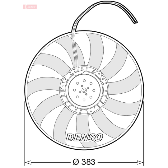 DER02007 - Fan, radiator 