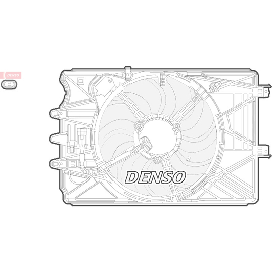 DER09069 - Fan, radiator 