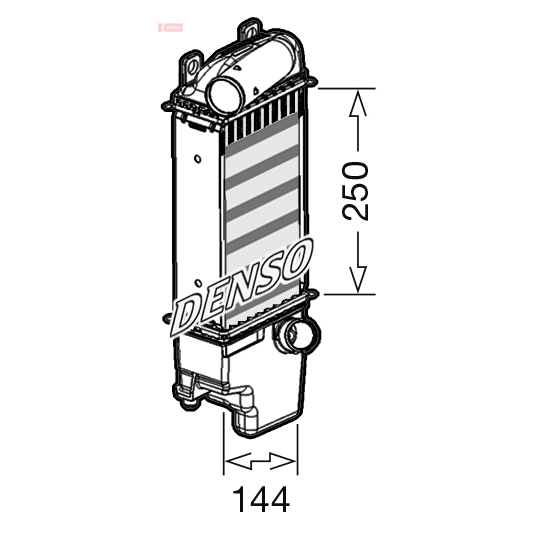 DIT50013 - Intercooler, charger 