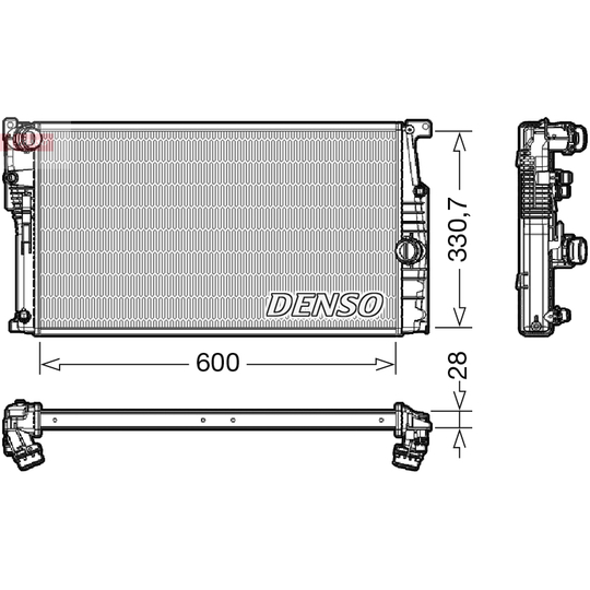 DRM05120 - Radiator, engine cooling 