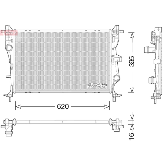 DRM06038 - Radiator, engine cooling 