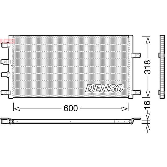 DRM12011 - Radiator, engine cooling 