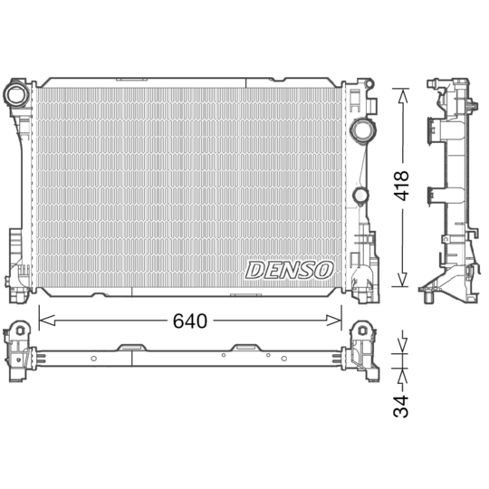 DRM17049 - Radiator, engine cooling 