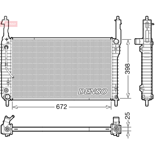 DRM20123 - Radiator, engine cooling 