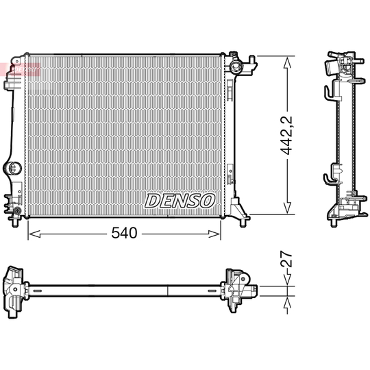 DRM23115 - Radiator, engine cooling 