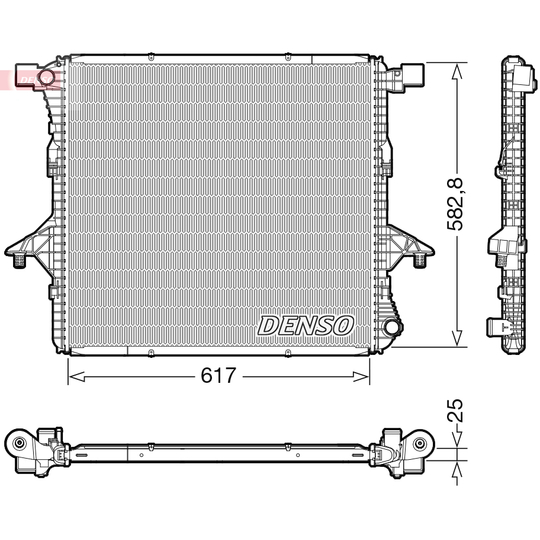 DRM32052 - Radiator, engine cooling 