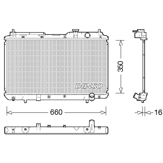 DRM40034 - Radiator, engine cooling 