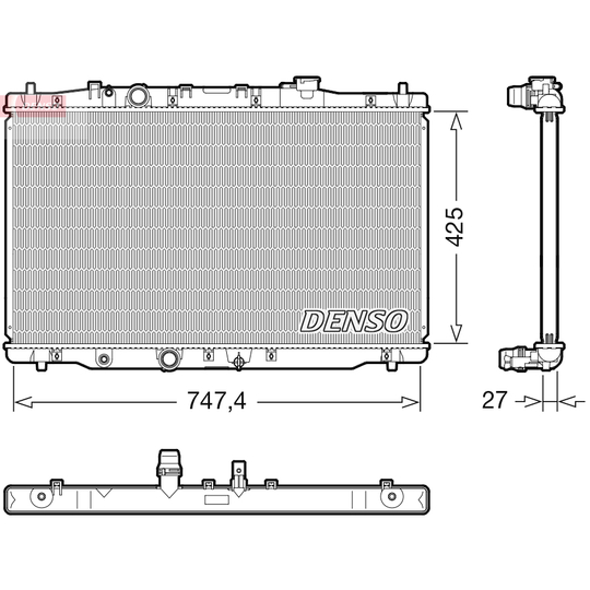 DRM40054 - Radiator, engine cooling 