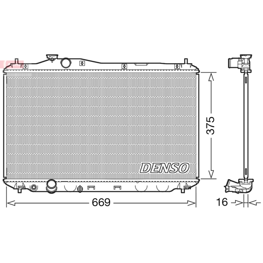 DRM40042 - Kylare, motorkylning 