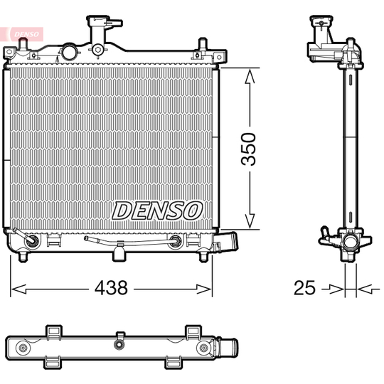 DRM41023 - Radiator, engine cooling 