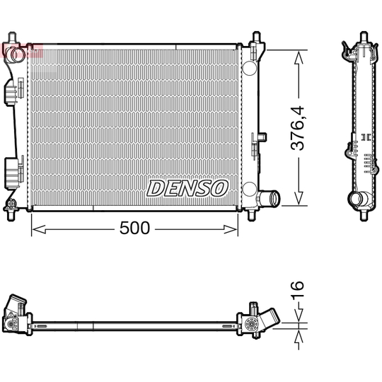 DRM41017 - Kylare, motorkylning 