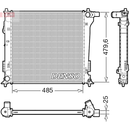 DRM41020 - Kylare, motorkylning 