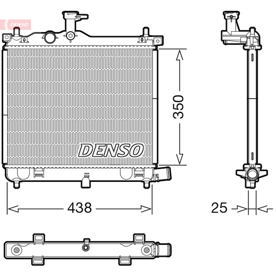 DRM41021 - Radiator, engine cooling 