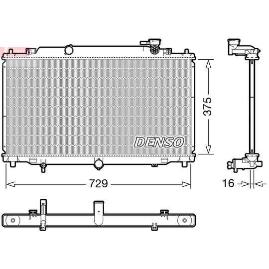 DRM44048 - Radiator, engine cooling 