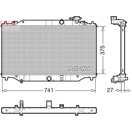 DRM44049 - Kylare, motorkylning 