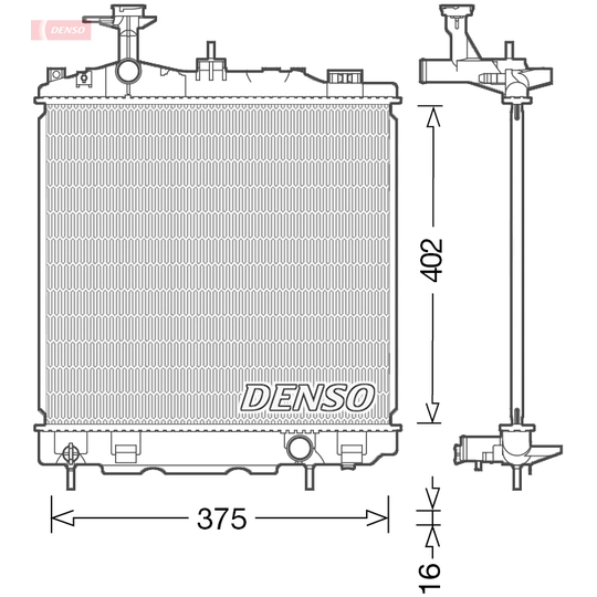 DRM45041 - Kylare, motorkylning 