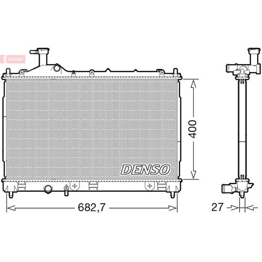 DRM45042 - Kylare, motorkylning 